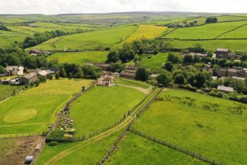 Detached House with Land & Building For Sale – Starkie Heaton Farm, Ickornshaw, Cowling, BD22 0DE